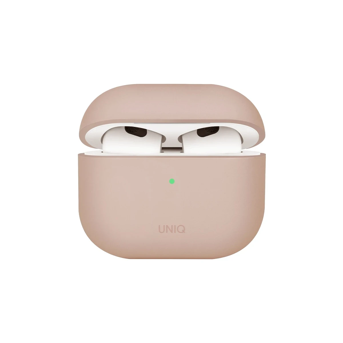 Uniq Apple Airpods 4 (4.nesil) Lino Silikon Kılıf - Pembe